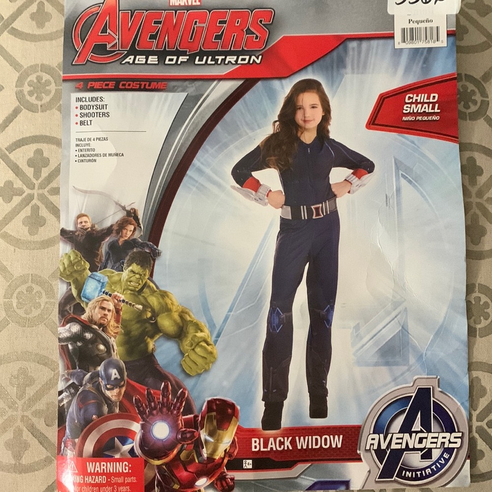 Marvel Black Widow Kids Costume - Blue and Red